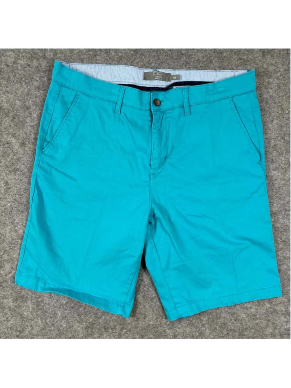 Mens 38 Berkley Jensen Blue Chino Shorts Stretch Casual Golf 10”